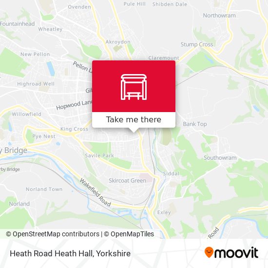 Heath Road Heath Hall map