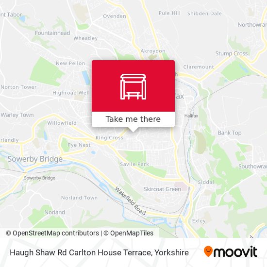 Haugh Shaw Rd Carlton House Terrace map