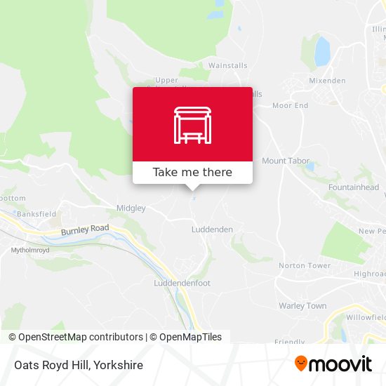 Oats Royd Hill map