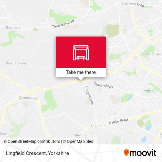 Lingfield Crescent map