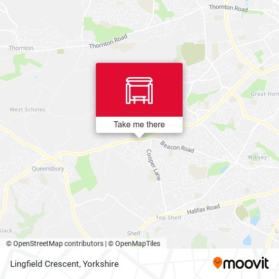 Lingfield Crescent map