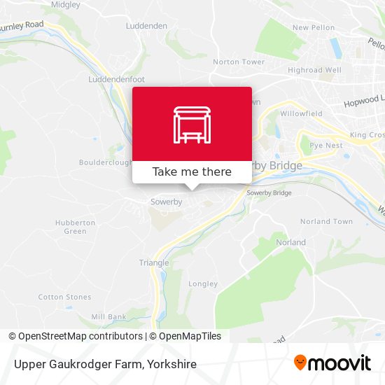 Upper Gaukrodger Farm map