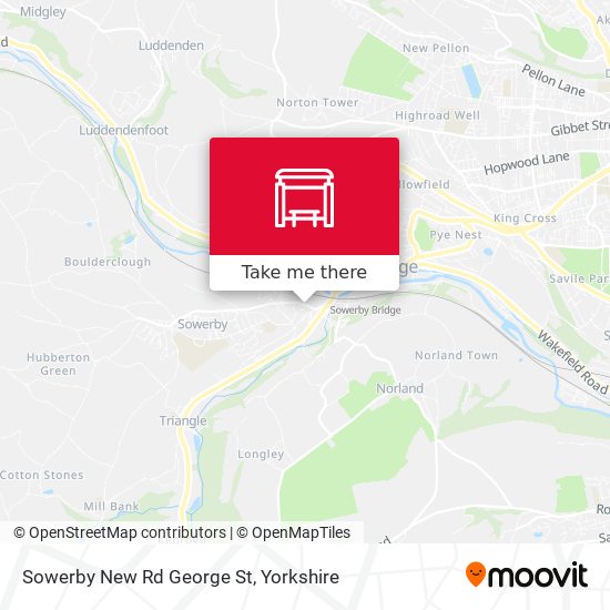 Sowerby New Rd George St map
