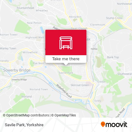 Savile Park map