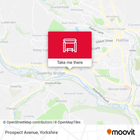 Prospect Avenue map