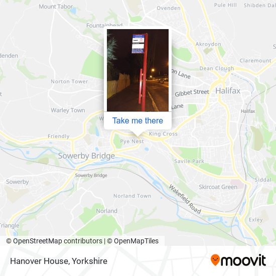 Hanover House map