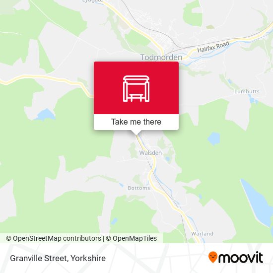 Granville Street map