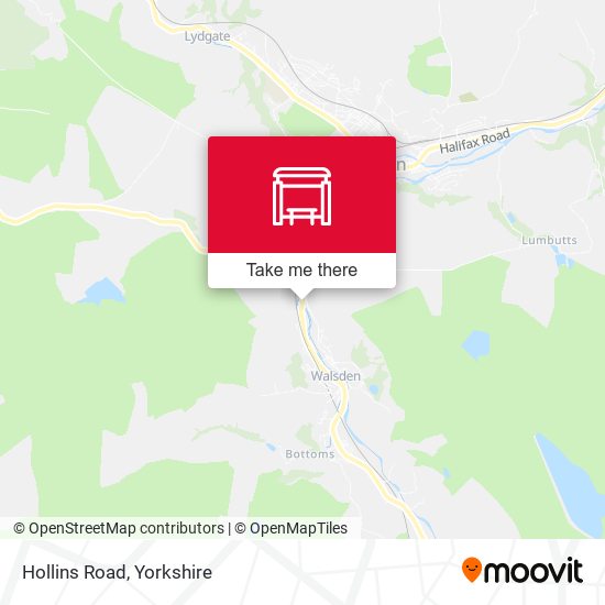 Hollins Road map