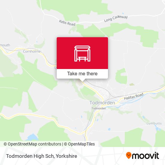 Todmorden High Sch map