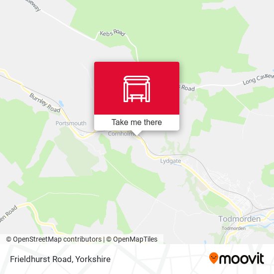 Frieldhurst Road map