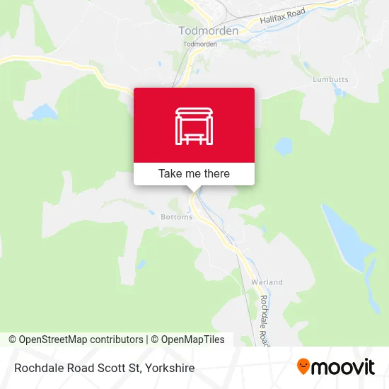 Rochdale Road Scott St map