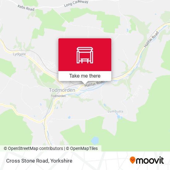 Cross Stone Road map