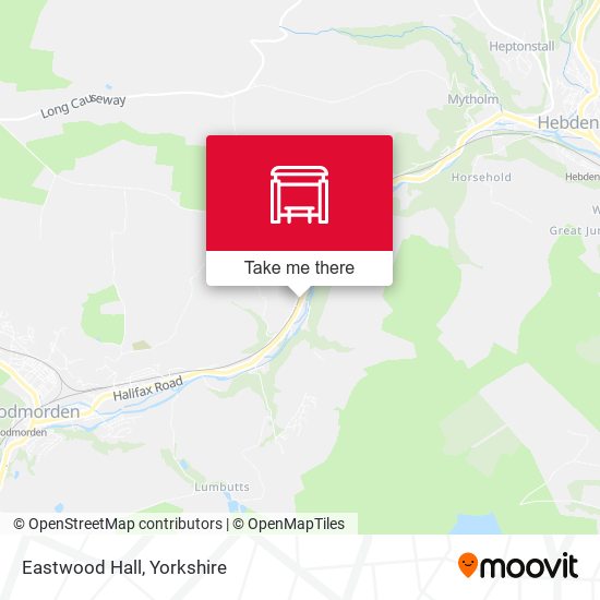 Eastwood Hall map