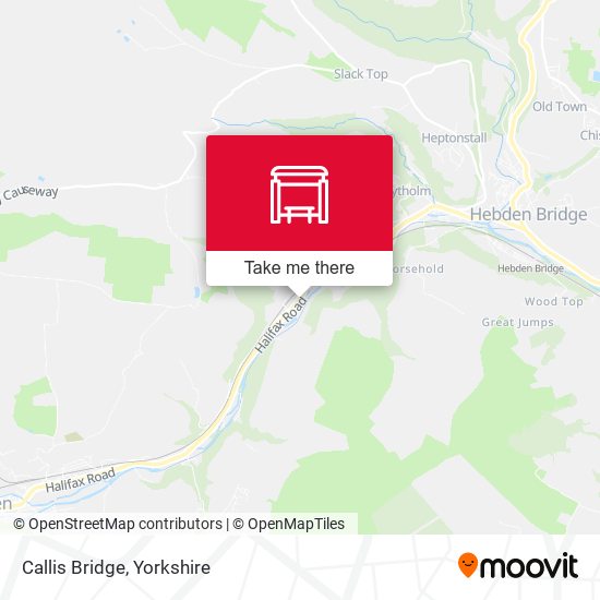 Callis Bridge map