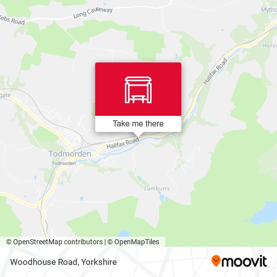 Woodhouse Road map