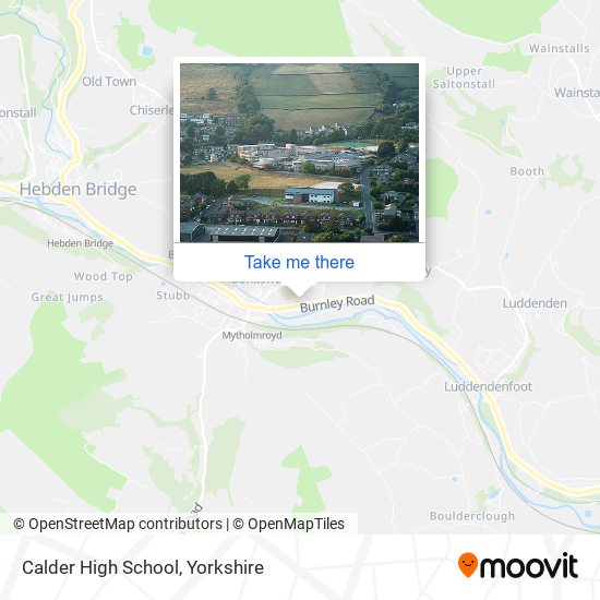 Calder High School map
