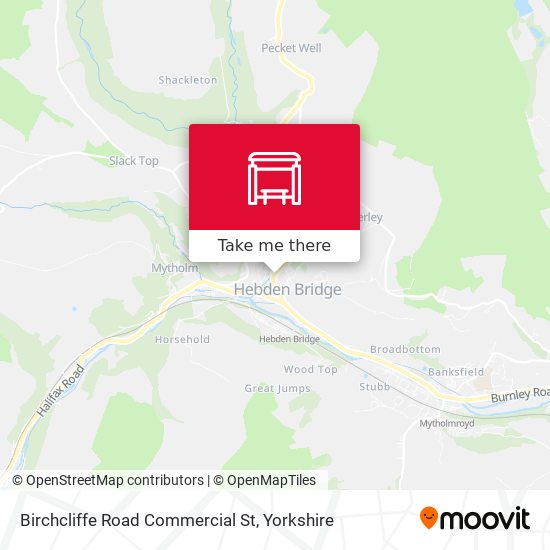 Birchcliffe Road Commercial St map