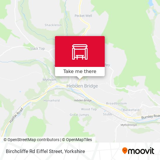Birchcliffe Rd Eiffel Street map