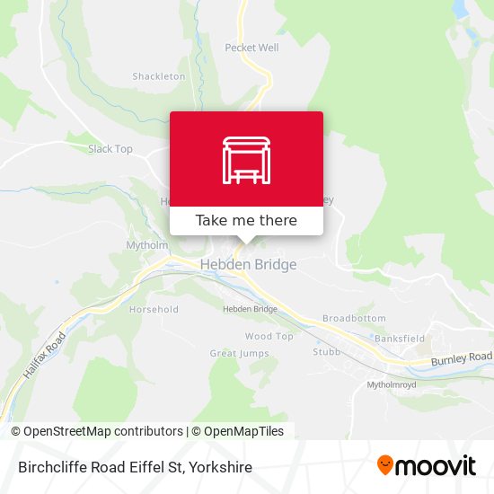 Birchcliffe Road Eiffel St map