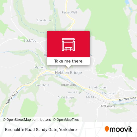 Birchcliffe Road Sandy Gate map