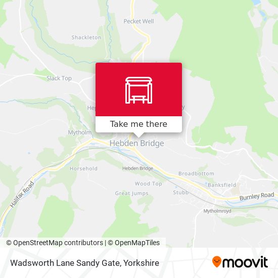 Wadsworth Lane Sandy Gate map