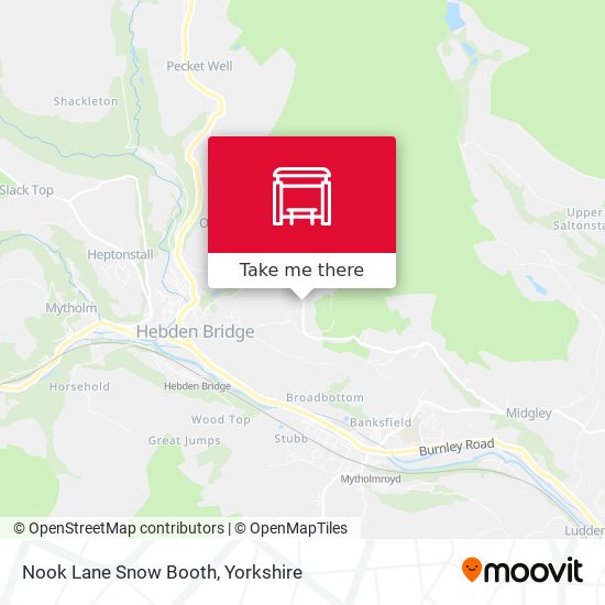 Nook Lane Snow Booth map