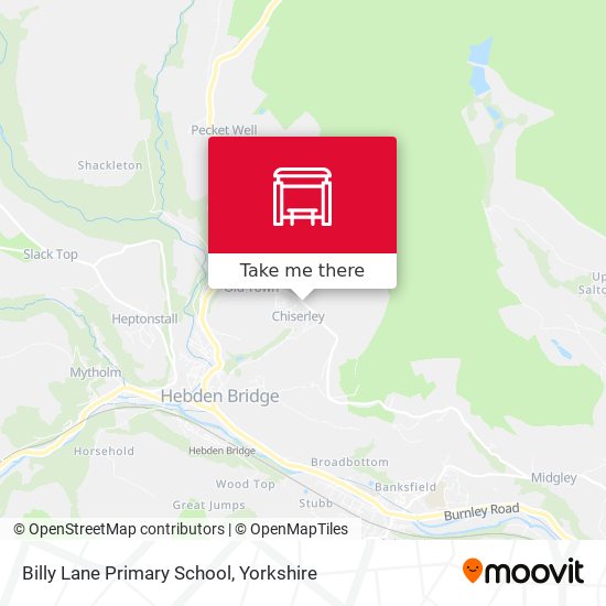 Billy Lane Primary School map