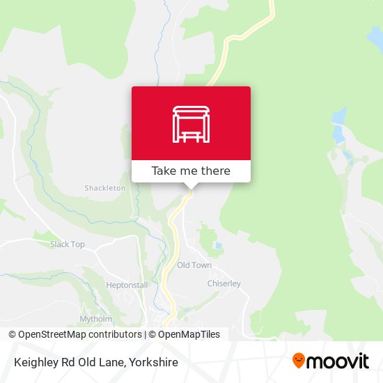 Keighley Rd Old Lane map