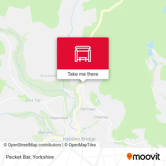 Pecket Bar map