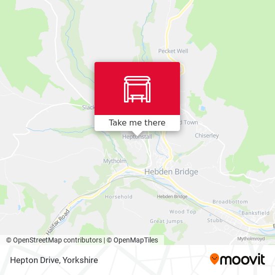 Hepton Drive map
