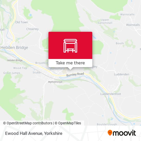 Ewood Hall Avenue map