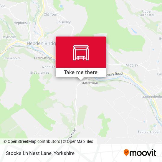 Stocks Ln Nest Lane map