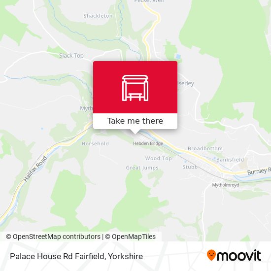 Palace House Rd Fairfield map