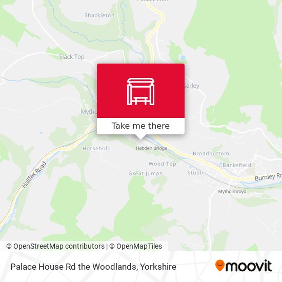 Palace House Rd the Woodlands map
