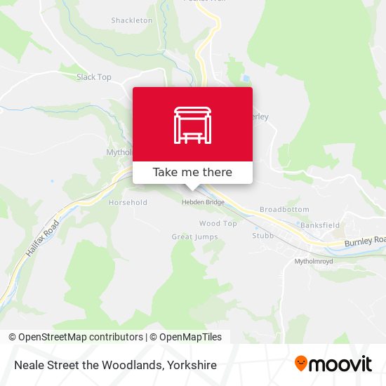 Neale Street the Woodlands map