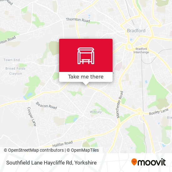 Southfield Lane Haycliffe Rd map