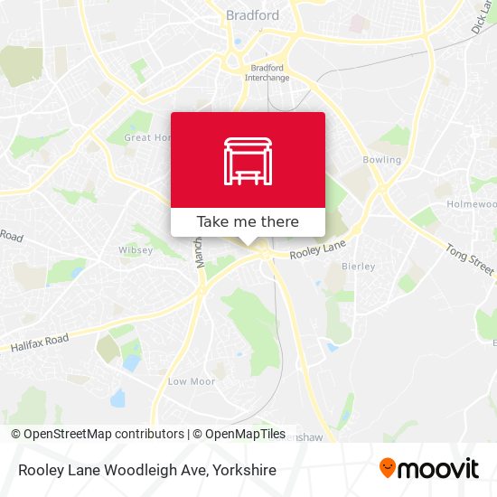 Rooley Lane Woodleigh Ave map