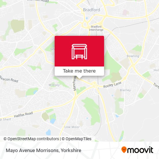 Mayo Avenue Morrisons map