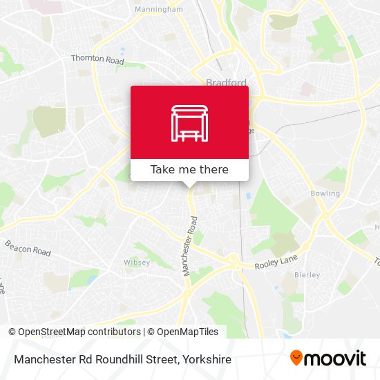 Manchester Rd Roundhill Street map