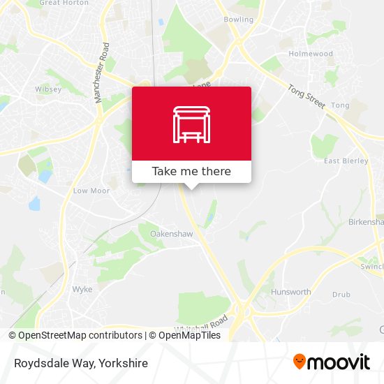 Roydsdale Way map
