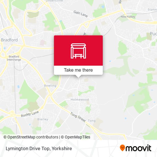 Lymington Drive Top map