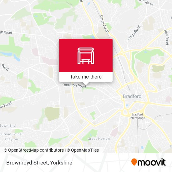 Brownroyd Street map