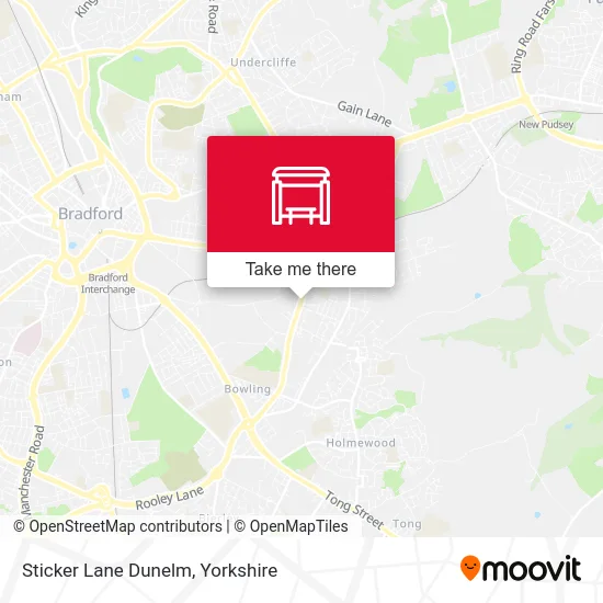 Sticker Lane Dunelm map