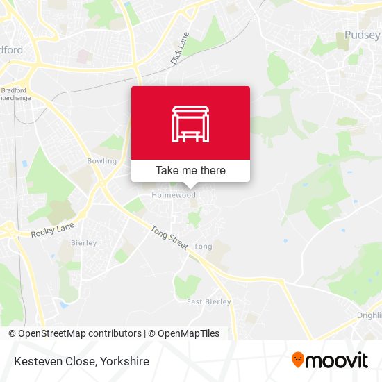 Kesteven Close map