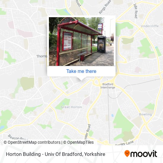 Horton Building - Univ Of Bradford map