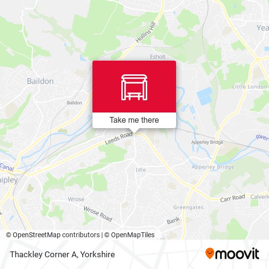 Thackley Corner A map