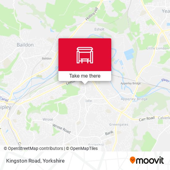 Kingston Road map