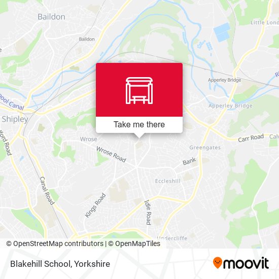 Blakehill School map