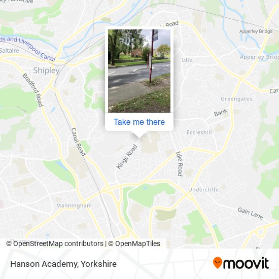 Hanson Academy map