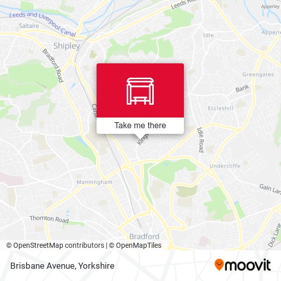 Brisbane Avenue map